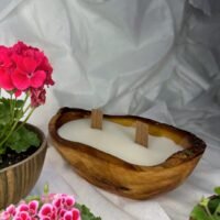 Bougie en bois parfumée "Floral Intemporel"