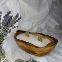 Bougie en bois parfumée "SPA Relaxant"