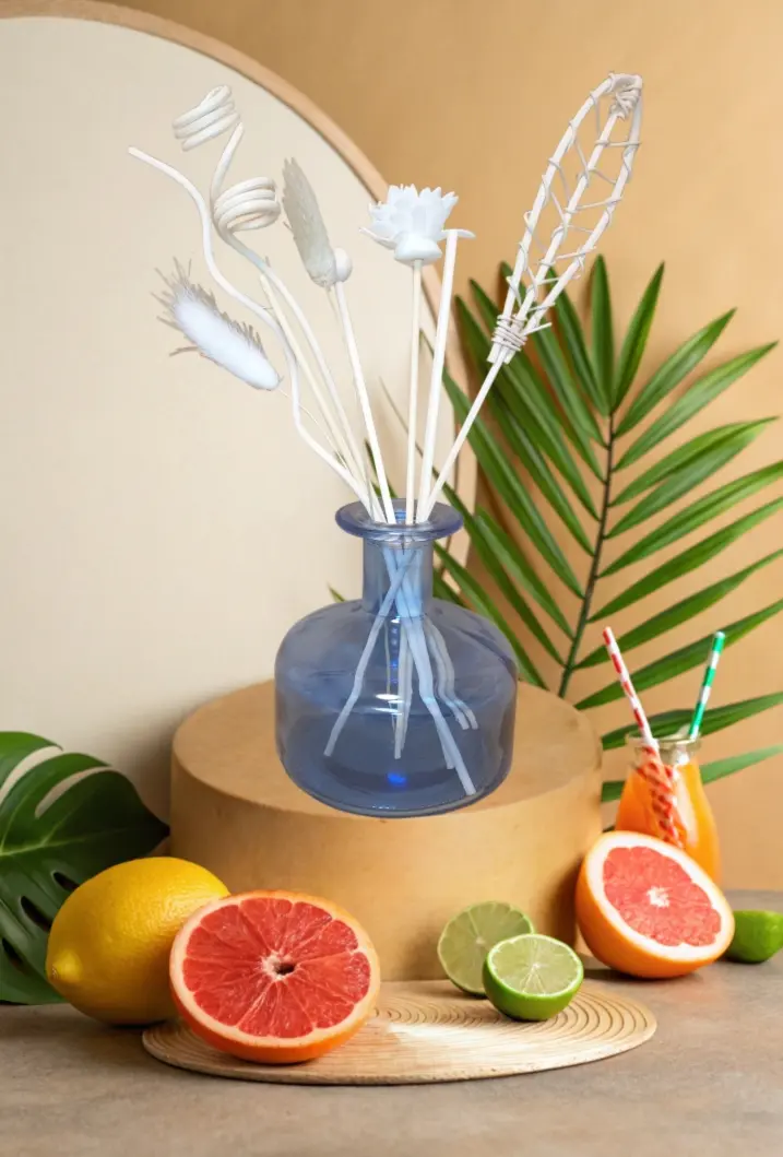 Diffuseur Bleu "Ambiance cocktail tropical"