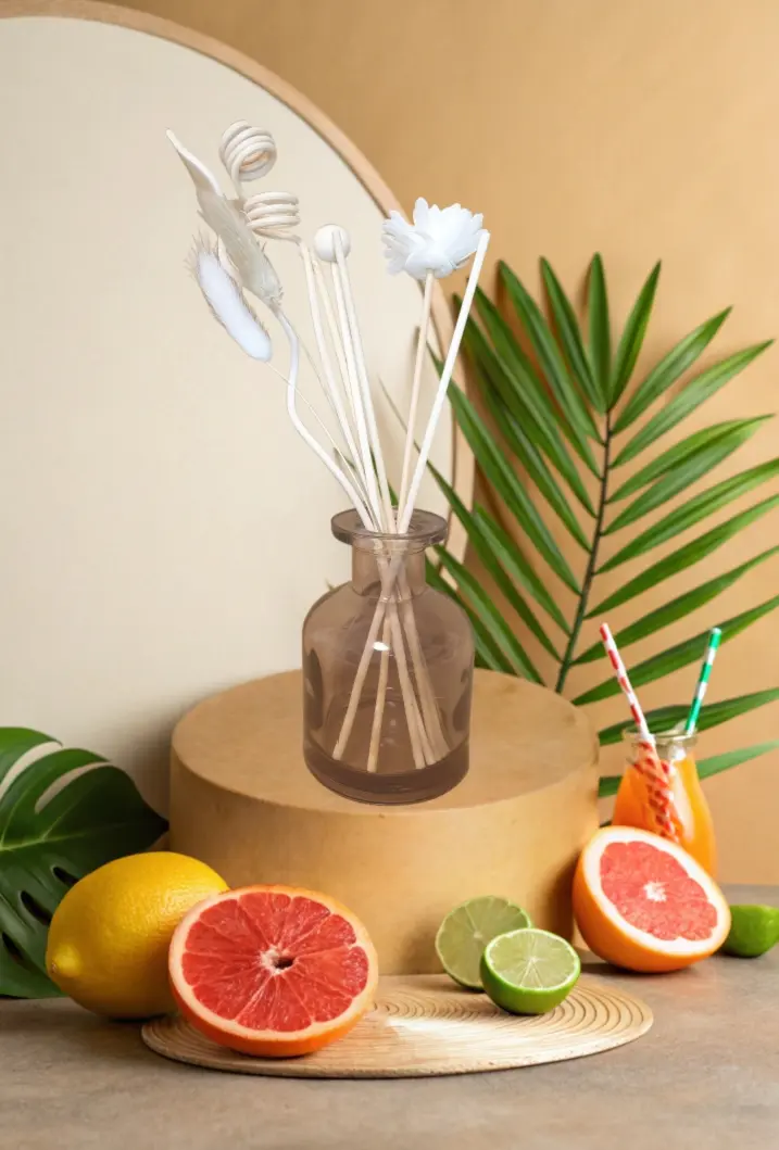 Diffuseur Borg Gris clair "Ambiance cocktail tropical"