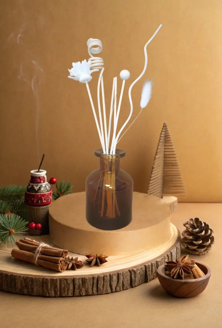 Diffuseur Borg marron "Chaleureux et festif"