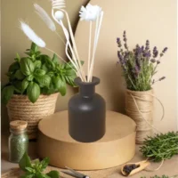 Diffuseur Borg noir "Herbacée et nature"