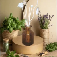 Diffuseur Borg marron "Herbacée et nature"