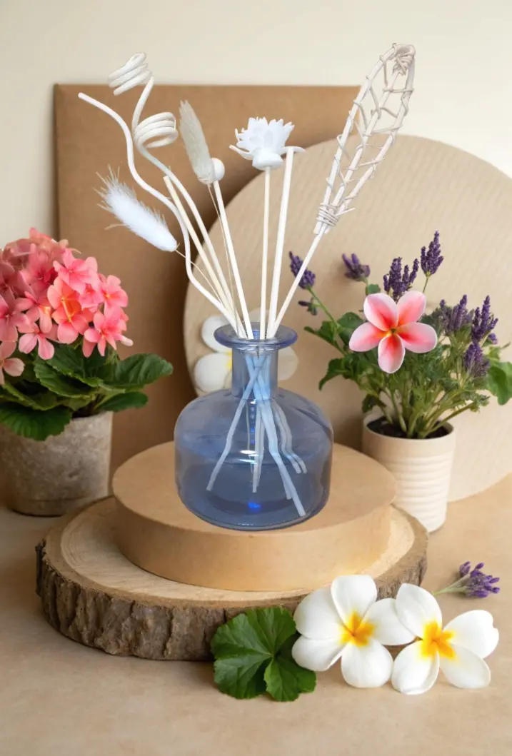 Diffuseur Bleu "Jardin fleuri"