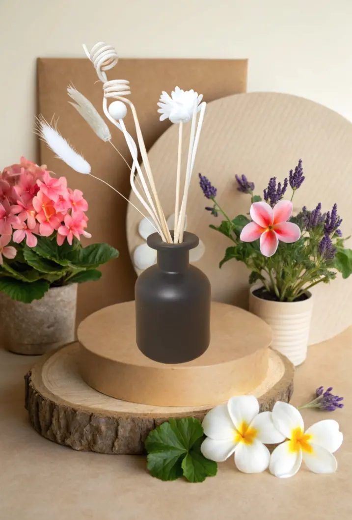 Diffuseur Borg noir "Jardin fleuri"