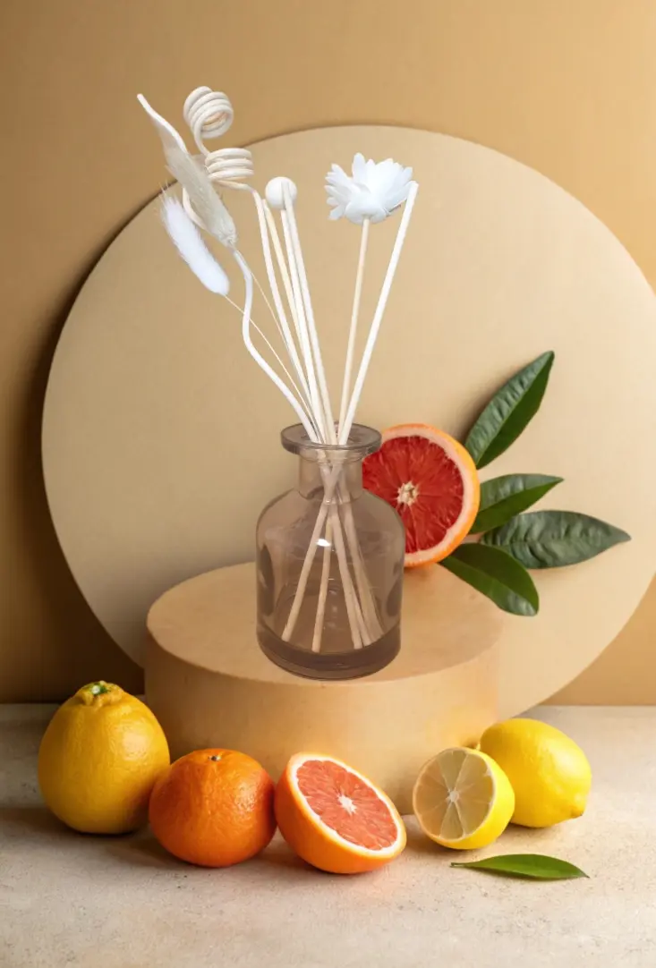 Diffuseur Borg Gris clair "Matin d’agrumes"