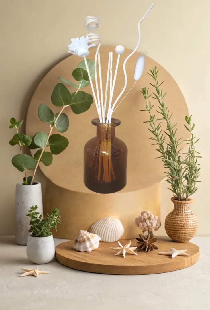 Diffuseur Borg marron "Rivage marin"