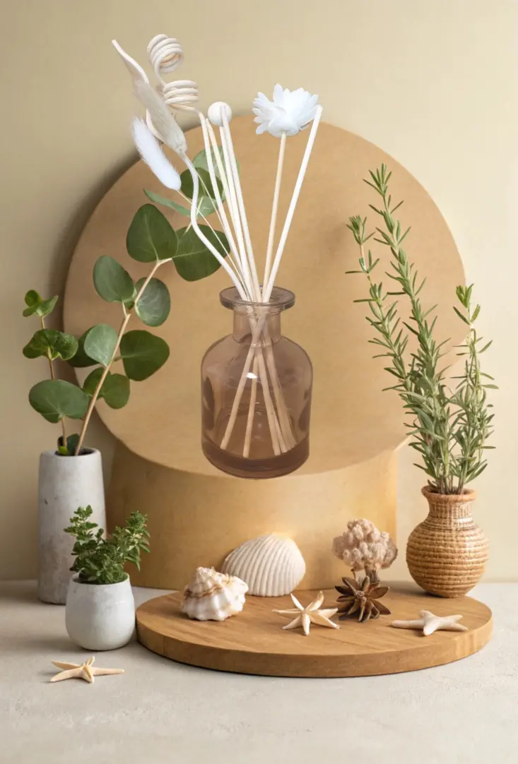 Diffuseur Borg Gris clair "Rivage marin"