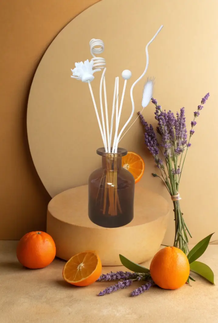 Borg marron "Sérénité florale et fruitée"