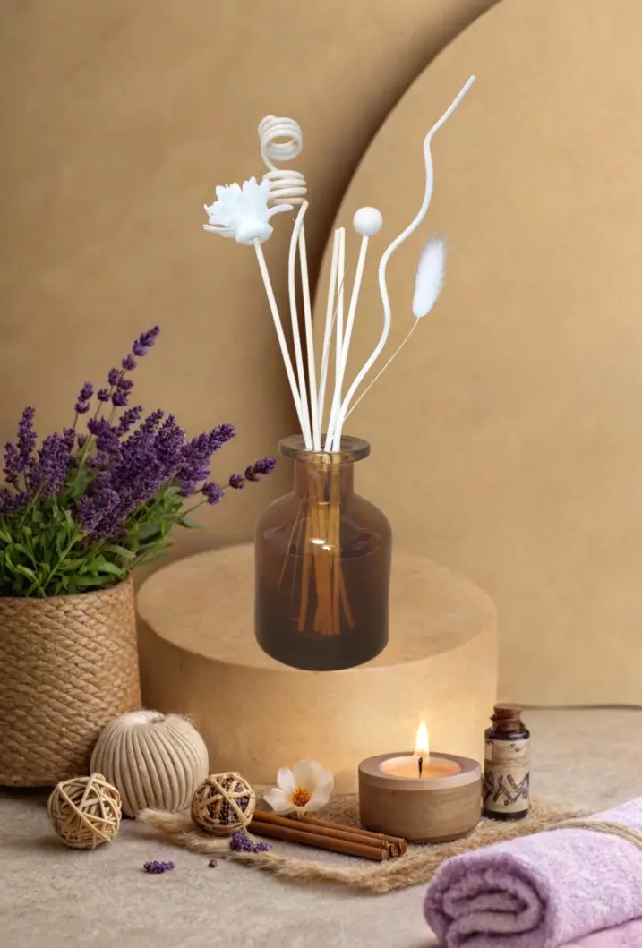 Diffuseur Borg marron "Spa détente et bien être"