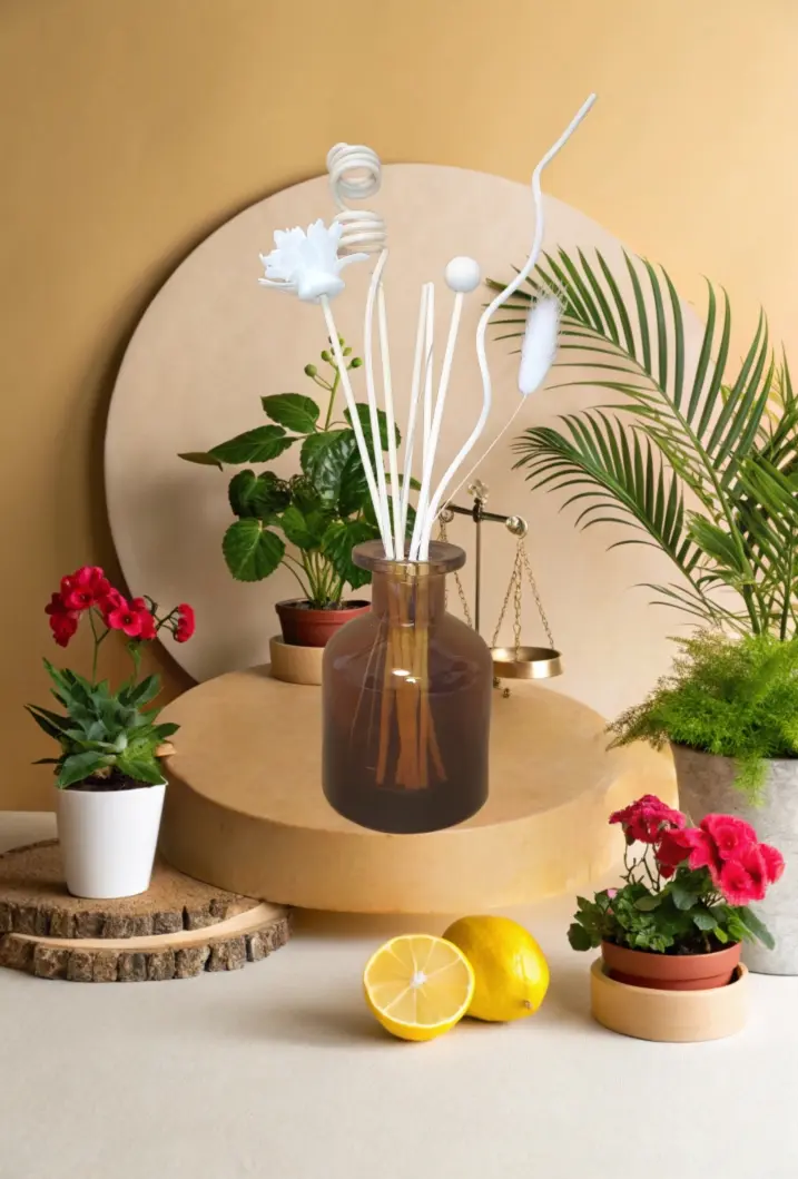 Diffuseur Borg marron "Équilibre et renouveau"