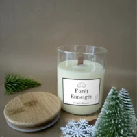 Bougie bijou parfumée "Forêt enneigée"