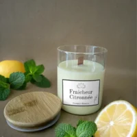 Bougie bijou parfumée "Fraîcheur Citronnée"
