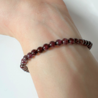 Bracelet : Grenat Rouge