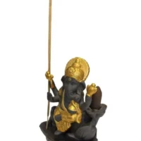 Porte Encens Backflow Ganesh Lotus