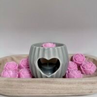 Fondant parfumé à la rose