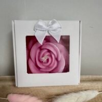 🌹 Mini Bougie Rose – Parfum Rose
