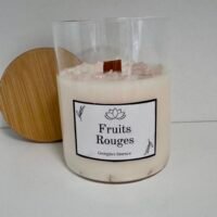 🌸 Bougie Fruits rouges Quartz Rose