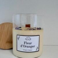 🌸 Bougie Fleur d’Oranger Améthyste