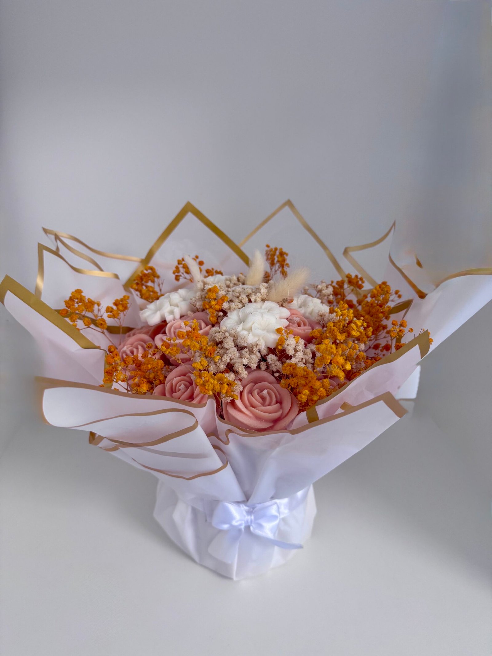 💐 BOUQUET PARFUMÉ « MONOÏ PÊCHE »