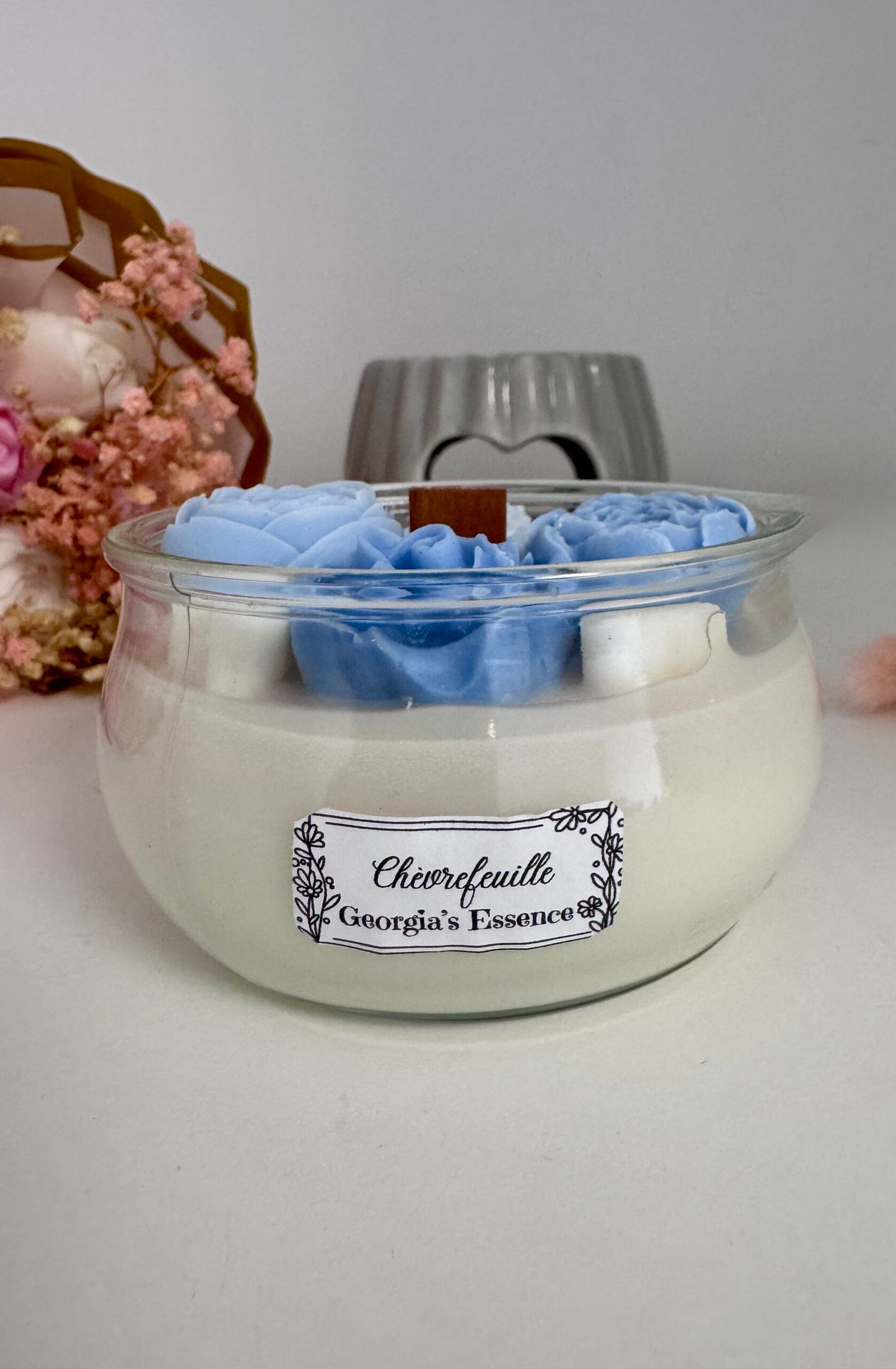 🍊 BOUGIE PARFUMÉ « chèvrefeuille »