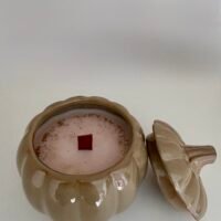 🎃 BOUGIE PARFUMÉE « CITROUILLE CYPRÈS »