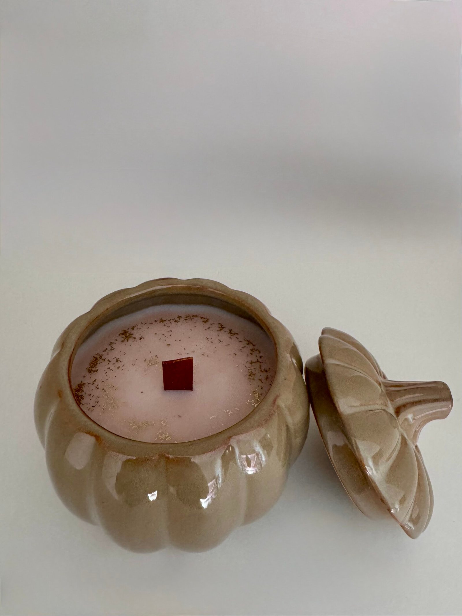 🎃 BOUGIE PARFUMÉE « CITROUILLE CYPRÈS »