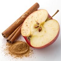 Bougie d'automne en bois - Pomme cannelle