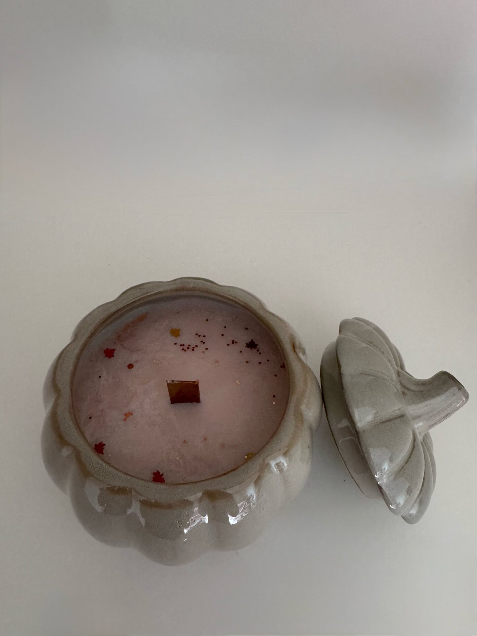 🎃 BOUGIE PARFUMÉE « CITROUILLE CÈDRE DU LIBAN »