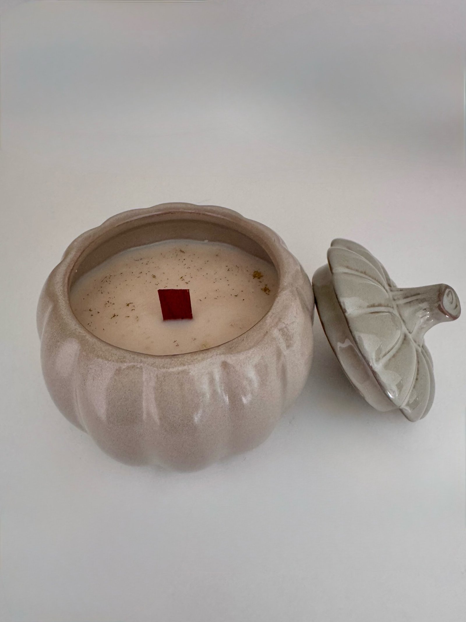 🎃 BOUGIE PARFUMÉE « CITROUILLE POMME CANNELLE »