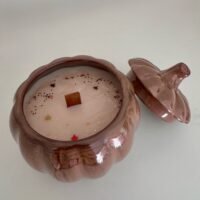 🎃 BOUGIE PARFUMÉE « CITROUILLE POMME CANNELLE »