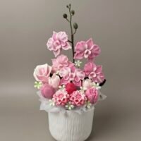 BOUQUET PARFUMÉ « ORCHIDÉE BLANCHE »